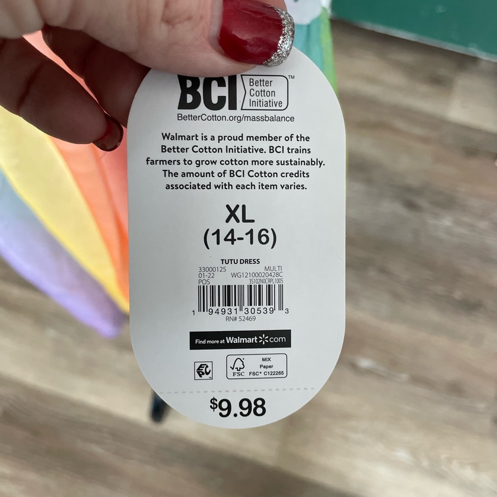 Girls rainbow dress